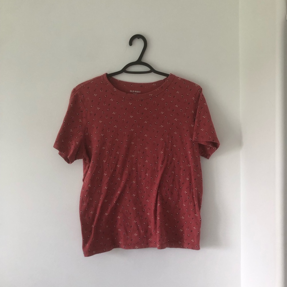Old Navy Floral Short Sleeve Tee | Size M